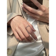 COOL GUYS Lava Texture Opening High-End Ring Female New Style ins COOL Style Niche Design Hand Acces