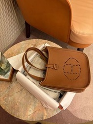 Hermes Mini Evelyne 金棕金釦 Stamp W