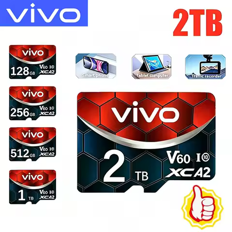 VIVO High Speed Expansion Mobile Phone Memory Card 2TB TF Card 1TB Mini SD Card 512GB TF SD Card 256