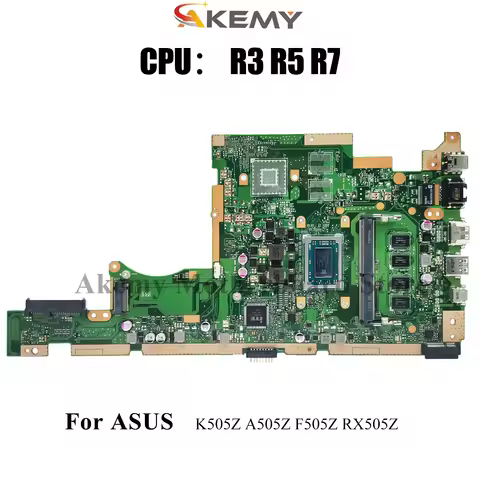 X505ZA Laptop Motherboard For ASUS VivoBook X505ZA K505Z RX505Z X505Z A505Z F505Z Mainboard With R3 