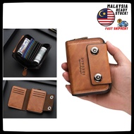 Card Holder Magnetic Closure Design Wallet , Dompet Lelaki Easy To Carry Card Wallet , Small Wallet 