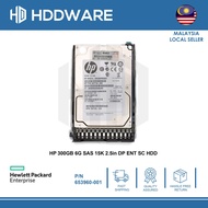 HP 300GB 6G SAS 15K 2.5in DP ENT SC HDD // 652611-B21 // 653960-001 // EH0300FBQDD // 627114-002