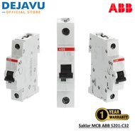 MCB 1P 32A ABB S201-C32 / S201-C32 Miniature Circuit Breaker - 1P - C - 32 a - 6 kA (2CDS251001R0324