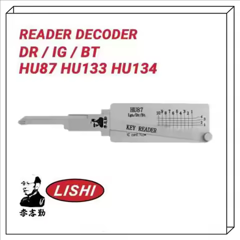 Lishi HU87 HU133 HU134 LOCKSMITH TOOL For Suzuki Reader Decoder Ignition Door Trunk Anti Glare