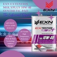 EXN EXTENTIONS MOLYPLUS SAE 10W-40 10W40 SYNTHETIC PAO 4 LITRES