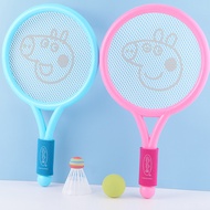 Cartoon Cartoon Peppa Children Badminton Racket 2 Years Old 3 Years Old 5 Years Old Toddler Baby Rac
