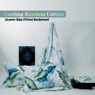 Queen Size Bedsheet Set Bamboo Cotton Fitted Bedsheet Cooling & Breathable | AvitareTM