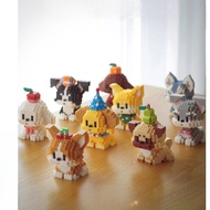 Small Particle Toy Puzzle Puzzle Block 6067-1-6067-9 Cartoon Animal Series Christmas Gift