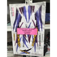 STICKER BODY RG SPORT BROWN PURPLE
