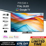 PRISM+ 77AL OLED | Google TV | 77 inch | Quantum Colors | Google Playstore | HDR10+ | Dolby Vision |