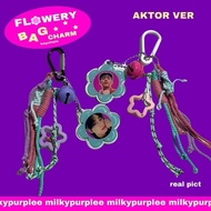 4psy- Flowery Actor Korea Bagcharm Keychain