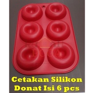 Cake Pan Mold Steamed Sponge Cake Pudding Donut Donut Contents 6 pcs 6 pcs Silicone Silicon Silicone