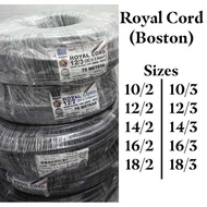 Boston ROYAL CORD 18/2 16/2 14/2 12/2 10/2 2 Core And 3 Core