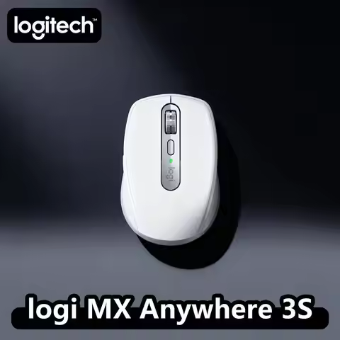 Logitech Home & Office MX Anywhere 3S – Logitech Bluetooth Mouse, Silent Clicks, Fast Charging, Mult