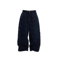 HADES Repeat Script Loosefit Jeans - Genuine HADES Brand - unisex wide leg patterned jeans