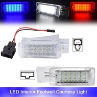 2x For Audi TT Q7  Q5 Q3 A8 S8 R8 A6 S6 RS6 A5 S5 RS5 A4 S4 RS4 A3 S3 A2 8Z A1 LED Footwell Courtesy