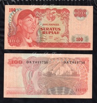 uang kuno indonesua 100 rupiah tahun 1968 soedirman UNC Mulus 1 Pcs