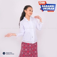 Kebaya anak perempuan modern sd smp sma adat sunda encim putih