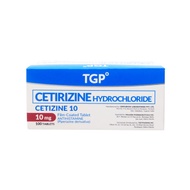 Cetizine 100 tablets / 20 tablets / 10 tablets (Cetirizine HClTab 10mg)
