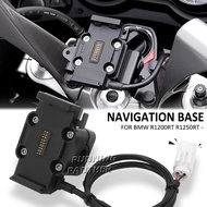 Motorcycle GPS Phone Holder USB & Wireless Charging Navigation Bracket Base Lossless Port For BMW R1