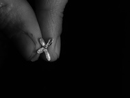 桂花耳釘足銀999純銀耳釘簡約