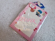 2002年 和服  燙金 明信片 postcard Sanrio little twin stars twins star Kiki Lala