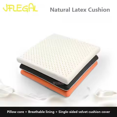 JFLEGAL Thailand Natural Latex Cushion Relieve Sore Buttocks Cushions Washable Square Office Chair C