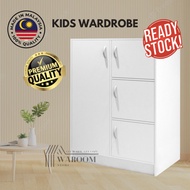 (READY STOCK) Kids Wardrobe|Rak Baju Besar|2 Drawers|2 Tiers|Steel Hooker|Big Capacity|IKEA|QUALITY|