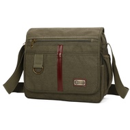 Canvas Messenger Bag Satchel Bag Crossbody Bag Shoulder Bag 14inch With Water Pocket