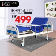 Furniture Farm :FREE INSTALALTION !!! Hospital Bed 2 Function Manual (M15) + Mattress/ Katil 3 Year Warranty/HOSPITAL BED