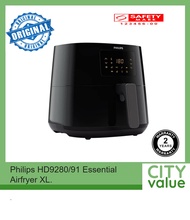 Philips HD9280/91 Essential Airfryer XL. Rapid Air Technology. Voice Control Enabled. Safety Mark Approved. 2 Year Warranty.
