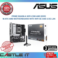 ASUS PRIME B840M-A WIFI-CSM AM5 DDR5 M-ATX AMD Motherboard with WiFi 6E and 2.5G LAN