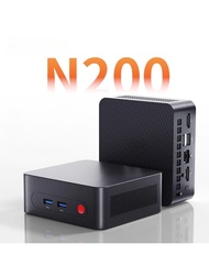CPU Intel N200 Mini-PC DDR4 8GB M.2 SSD 128GB Compact Desktop Computer 12th Gen Ultra-thin NUC
