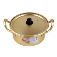 AT-🎇Korean Style Instant Noodle Pot Small Saucepan Cooking Noodle Pot Yellow an Aluminum Pot Induction Cooker Gas Stove