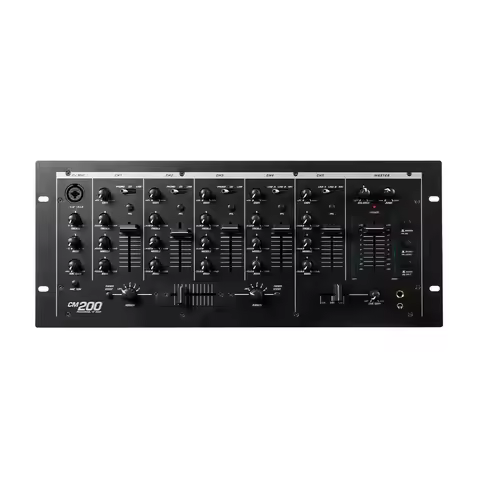 Professional DJ Mixer 5 Channel Output with EQ Music DJ Mixer