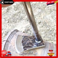 Original Steel Small Hoe/Anti-Remove Hoe/Soil Hoe/Steel Hoe Wood Chisel Ready to Ship