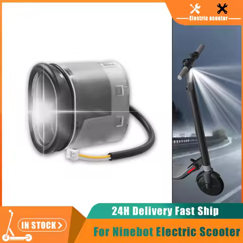 Front Led Light Waterproof LED Lamp For Ninebot Es1 Es2 Es4 MAX G30 G30D Electric Scooter Headlight 