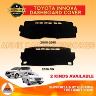 Toyota Innova 2005 - 2015 / 2016 - Onwards Dashboard Cover / Dash Mat Sun Shade Cover Accessories