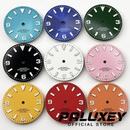 PALUXEY 29mm Watch Dial Green Luminous Watch Faces For NH35 ETA 2824 2836 Miyota 8215 821A Mingzhu D
