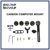 Carbon Computer Mount (Garmin and Bryton) For Bicycle and Cycling