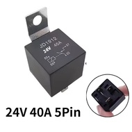 JD1912 DC 12V 40A 4 Pin 5Pin SPST Car Relay Harness with Color-labeled Wires For Automotive Truck Va