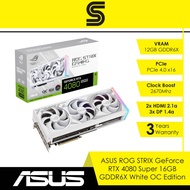 ASUS ROG Strix GeForce RTX 4080 Super 16GB GDDR6X White OC Edition Graphics Card