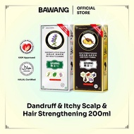 COMBO BAWANG Hair Strengthening & Root Firming Shampoo + Dandruff & Itchy Scalp Shampoo | Herbal For