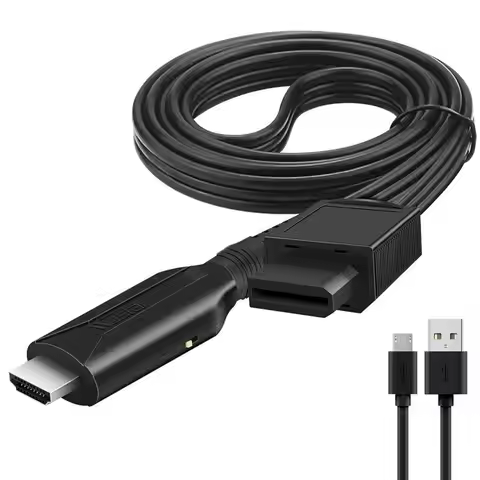 Durable Wii to HDMI -compatible Wii Input to HDMI Adapter HDMI Cable PC HDTV Video Audio Output Adap