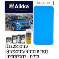 AIKKA Automotive Paint / Perodua B77 ELECTRIC BLUE / Touch Up Paint / DIY Cat Spray Tin / Car & Moto
