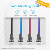 Air Cushion Cane Tips, 3/4'' Cane Tips for Canes & Crutches, 3/4 Inch Cane Tip Heavy Duty, Rubber Re