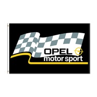 【Worth-Buy】 3x5 Ft Opel Motor Sport Flag Polyester Printed Car Racing Banner For Decor