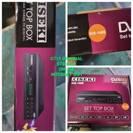 G711 ORIGINAL STB BISA ONLINE INTERNET WIFI BONUS KABEL HDMI SET TOP BOX KISEKI PENERIMA SIARAN TV