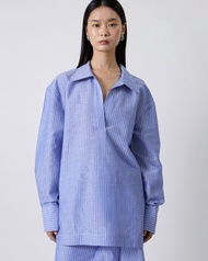 AIMER - V-Neck Linen Blouse