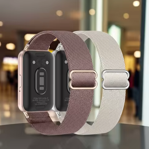 Elastic Nylon Strap for Samsung Galaxy Fit 3 Watch Sport Watchband for Galaxy Fit 3 Replacement Band